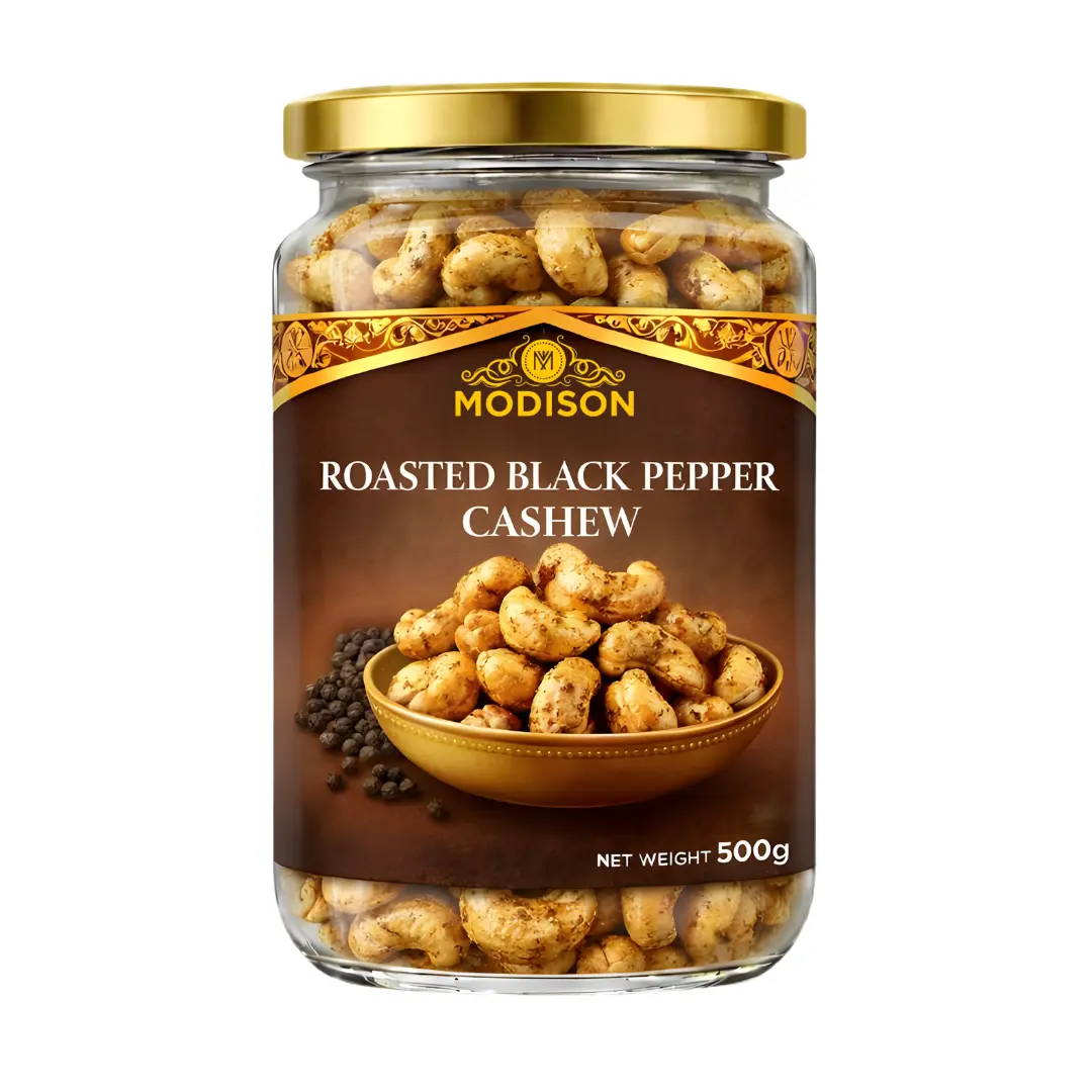 MODISON ROASTED BLACK PEPPER CASHEW