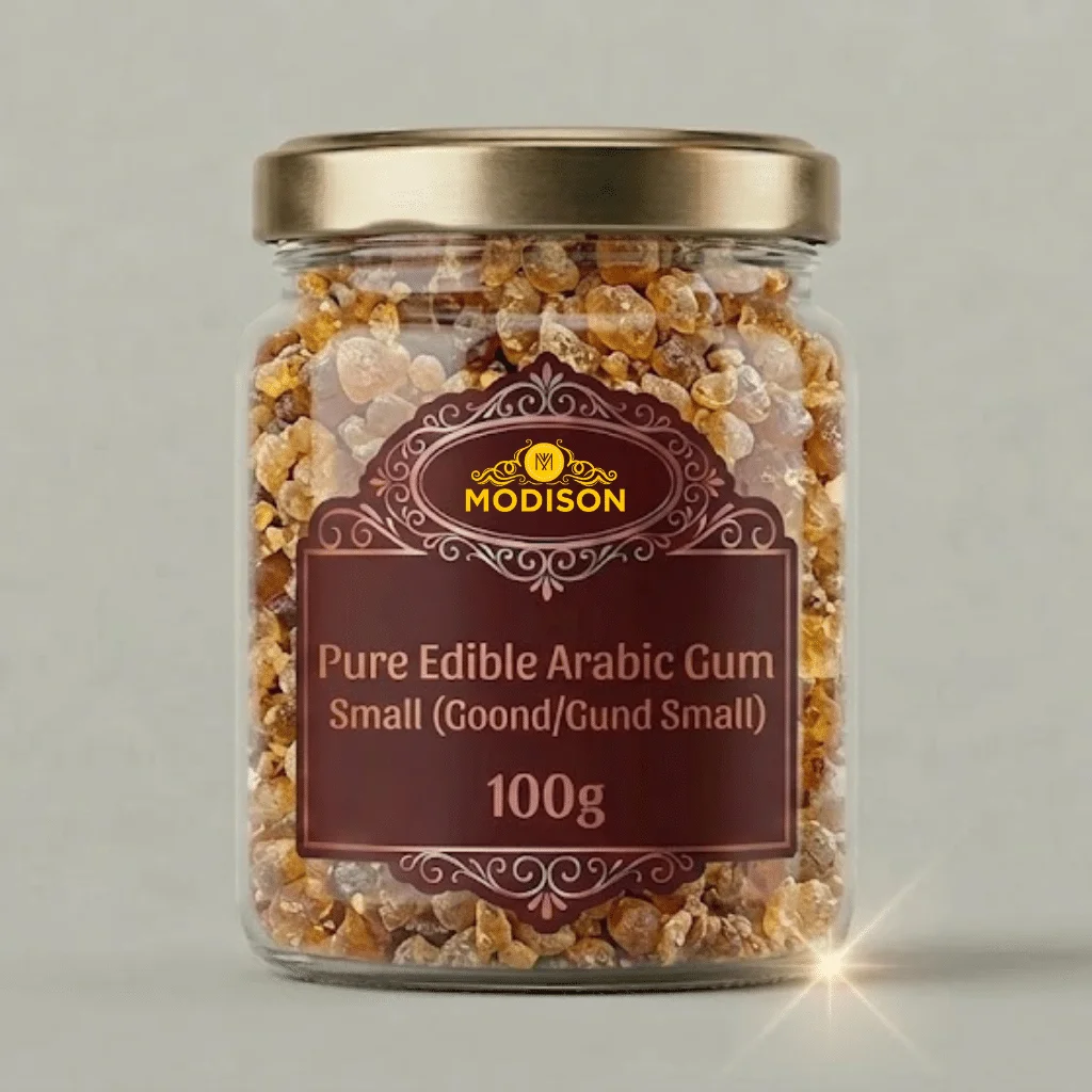 Modison Pure Edible Arabic Gum Small (Goond/Gund Small)