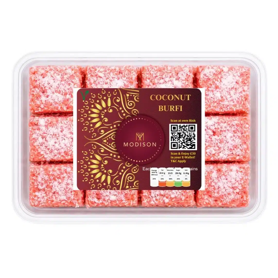 Modison Coconut Barfi – Authentic Sweet UK
